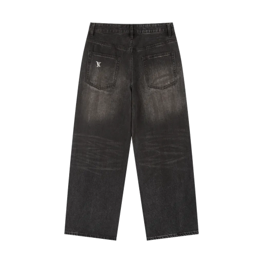 Vintage Wash Heavyweight Denim Jeans