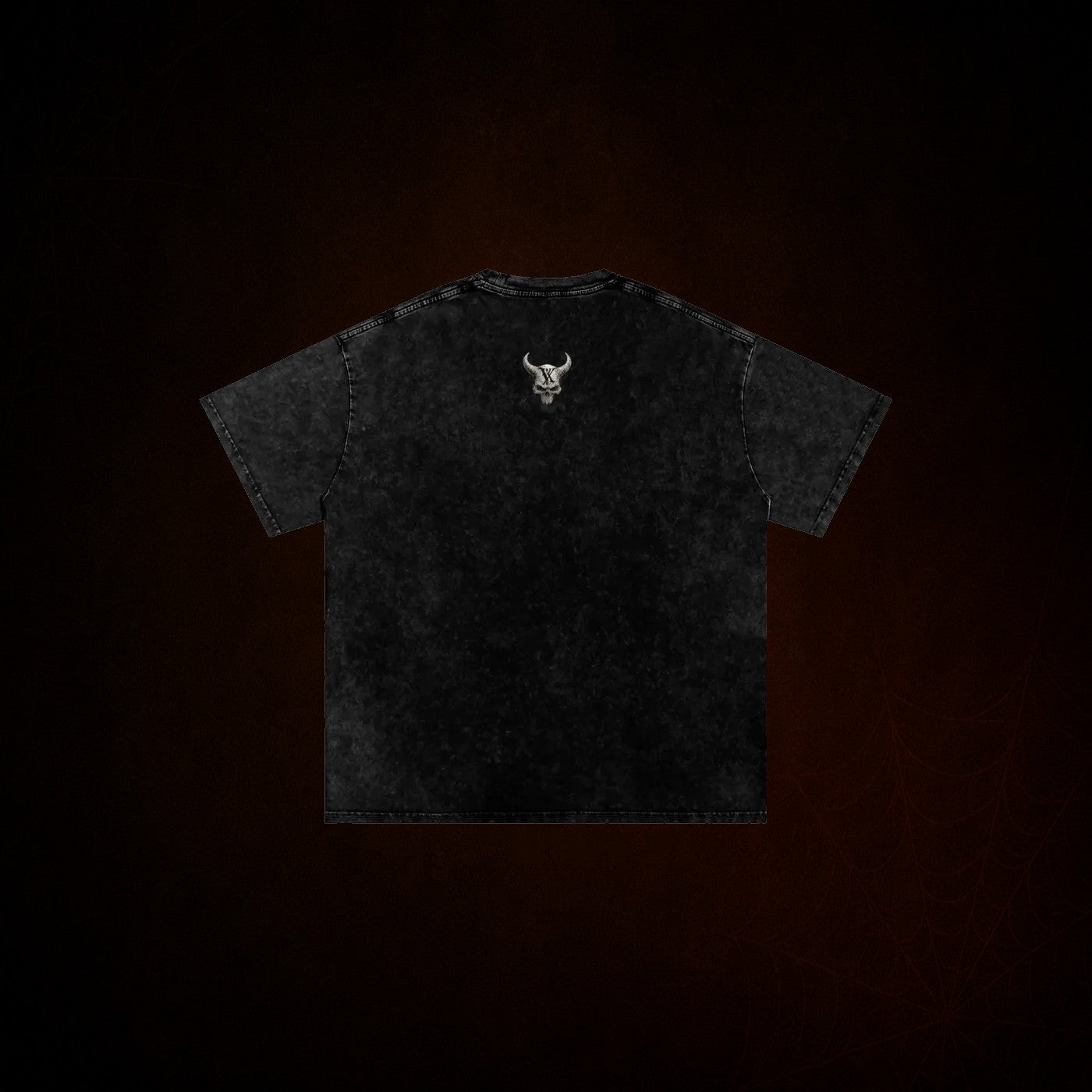 3 Demons Snow Washed Oversized Cotton T-Shirt