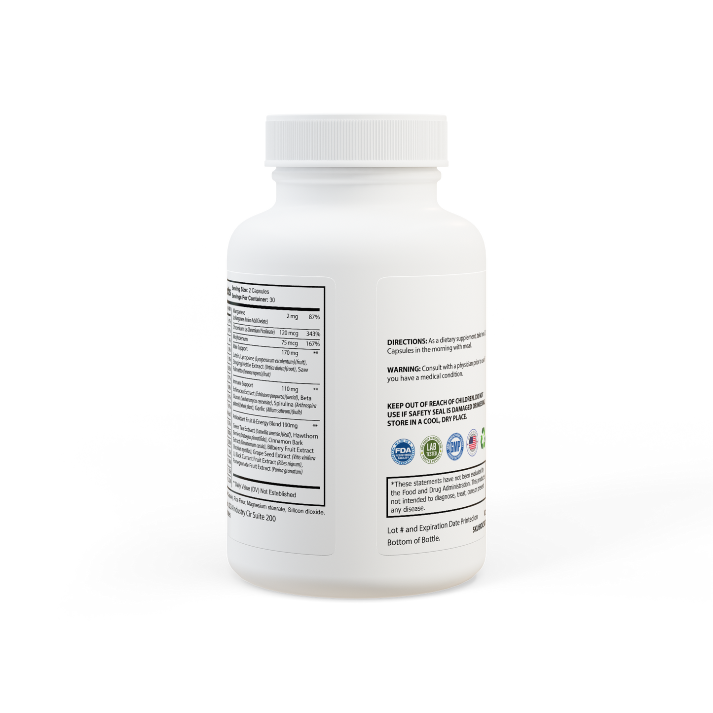 Multivitamin for Men Supplement (60 Capsules)