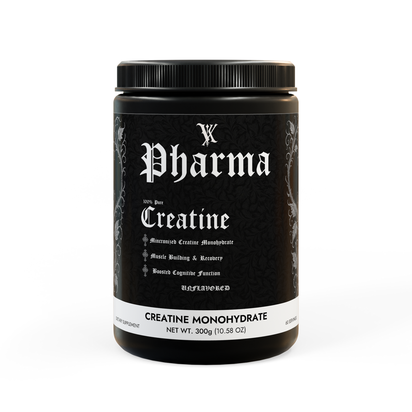 Creatine Monohydrate Supplement (300g, 10.58oz)