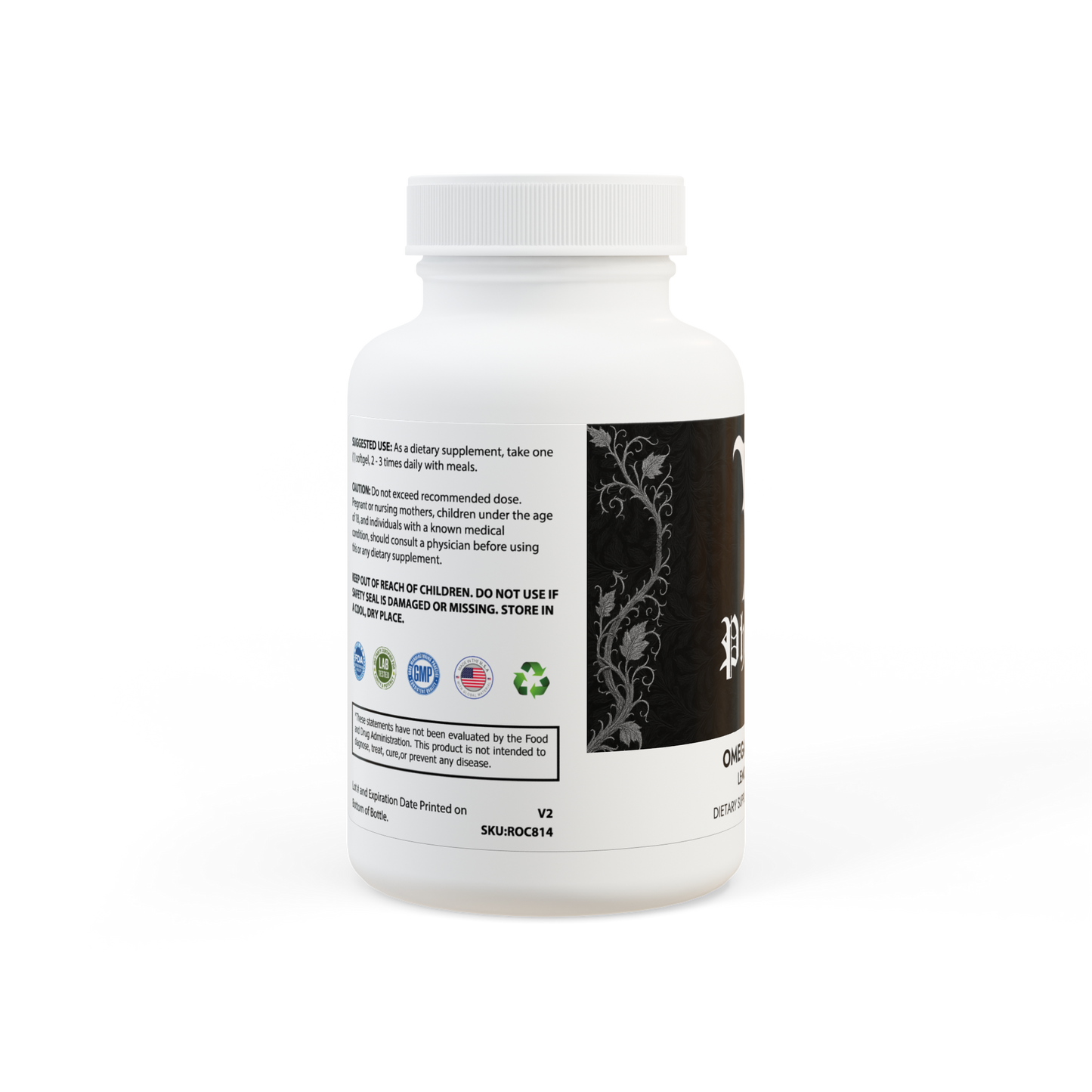 Omega 3 Fish Oil Supplement (60 Softgels)