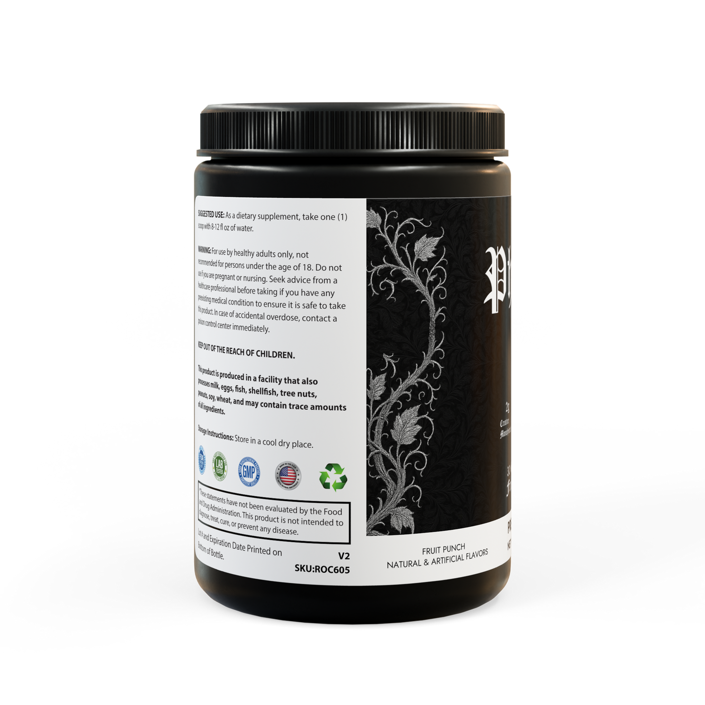 Pre-Workout Supplement, Fruit Punch (204g, 7.1oz)