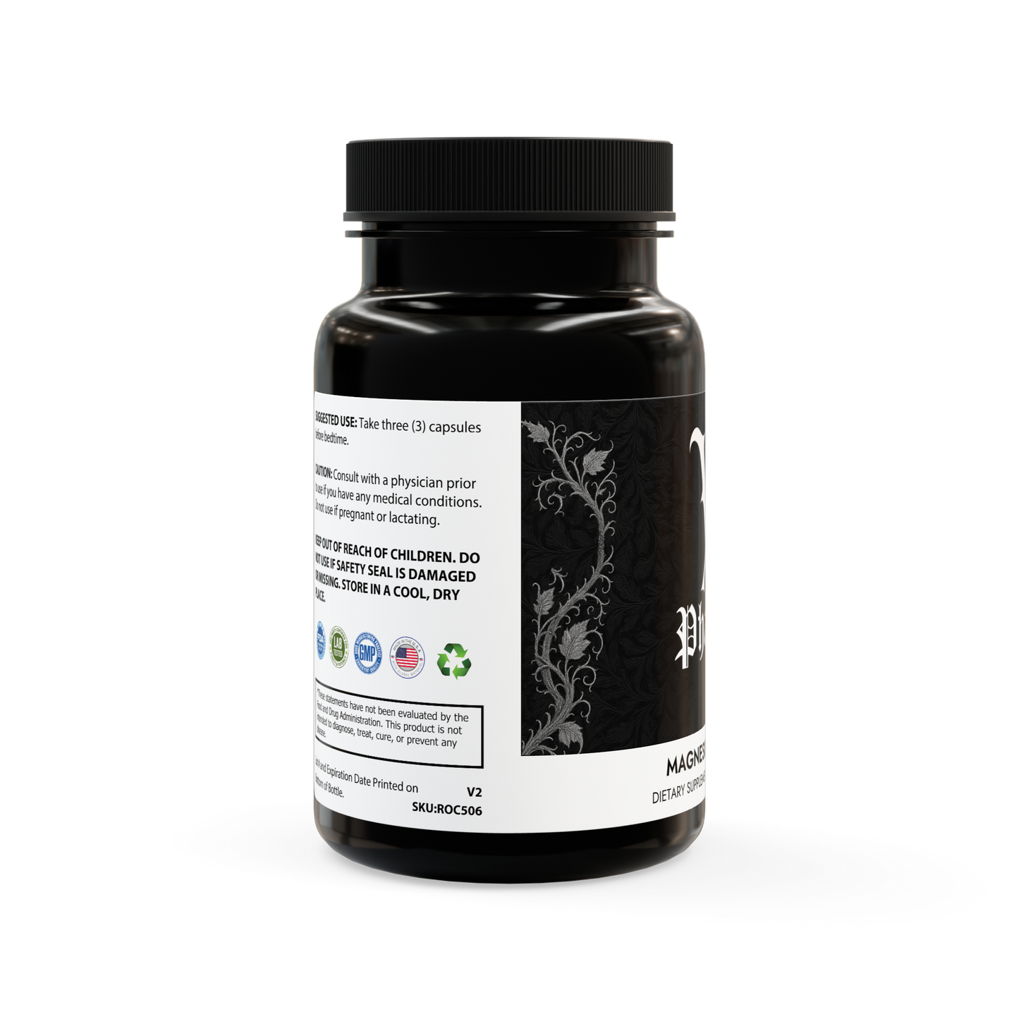 Magnesium Zinc Supplement (90 Capsules)