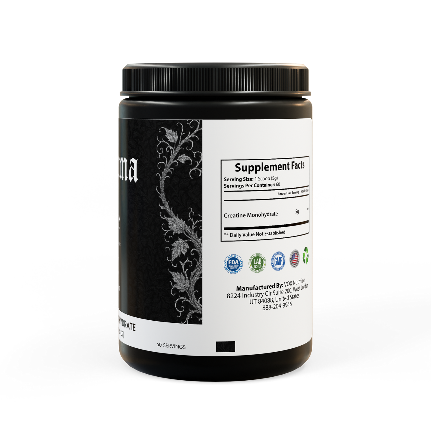 Creatine Monohydrate Supplement (300g, 10.58oz)