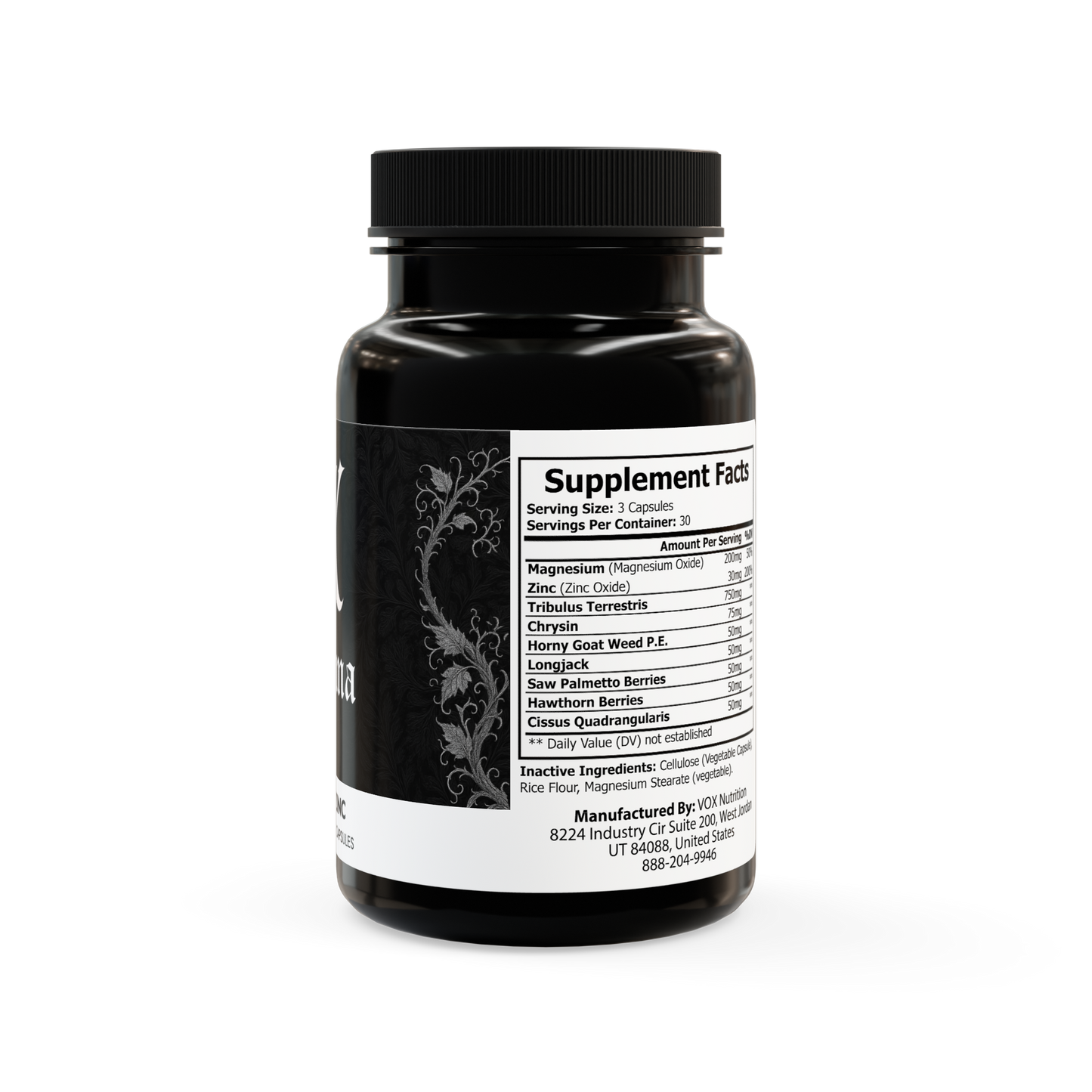Magnesium Zinc Supplement (90 Capsules)