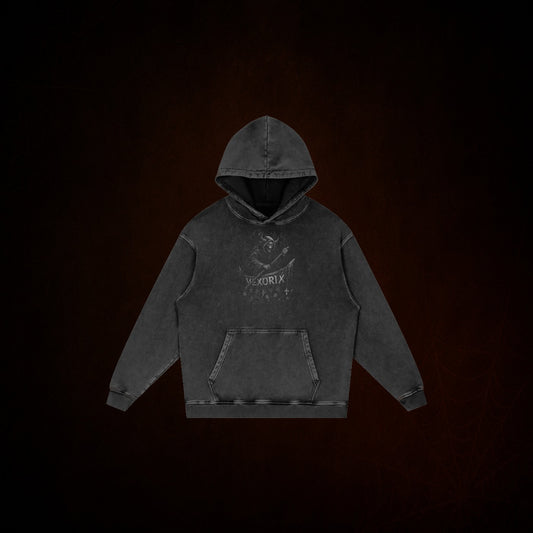 Soul Snow Washed Loose Cotton Hoodie