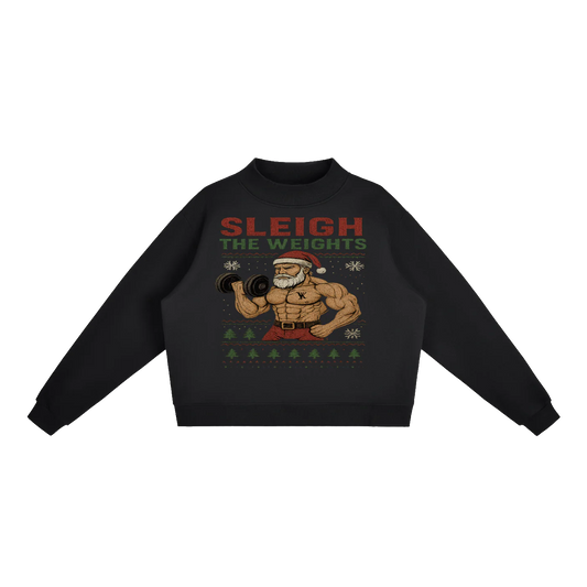 Jacked Santa Essential Fleece Sweatshirt