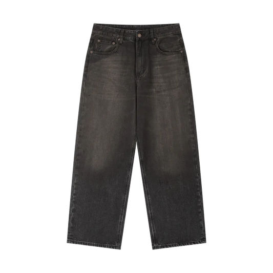 Vintage Wash Heavyweight Denim Jeans