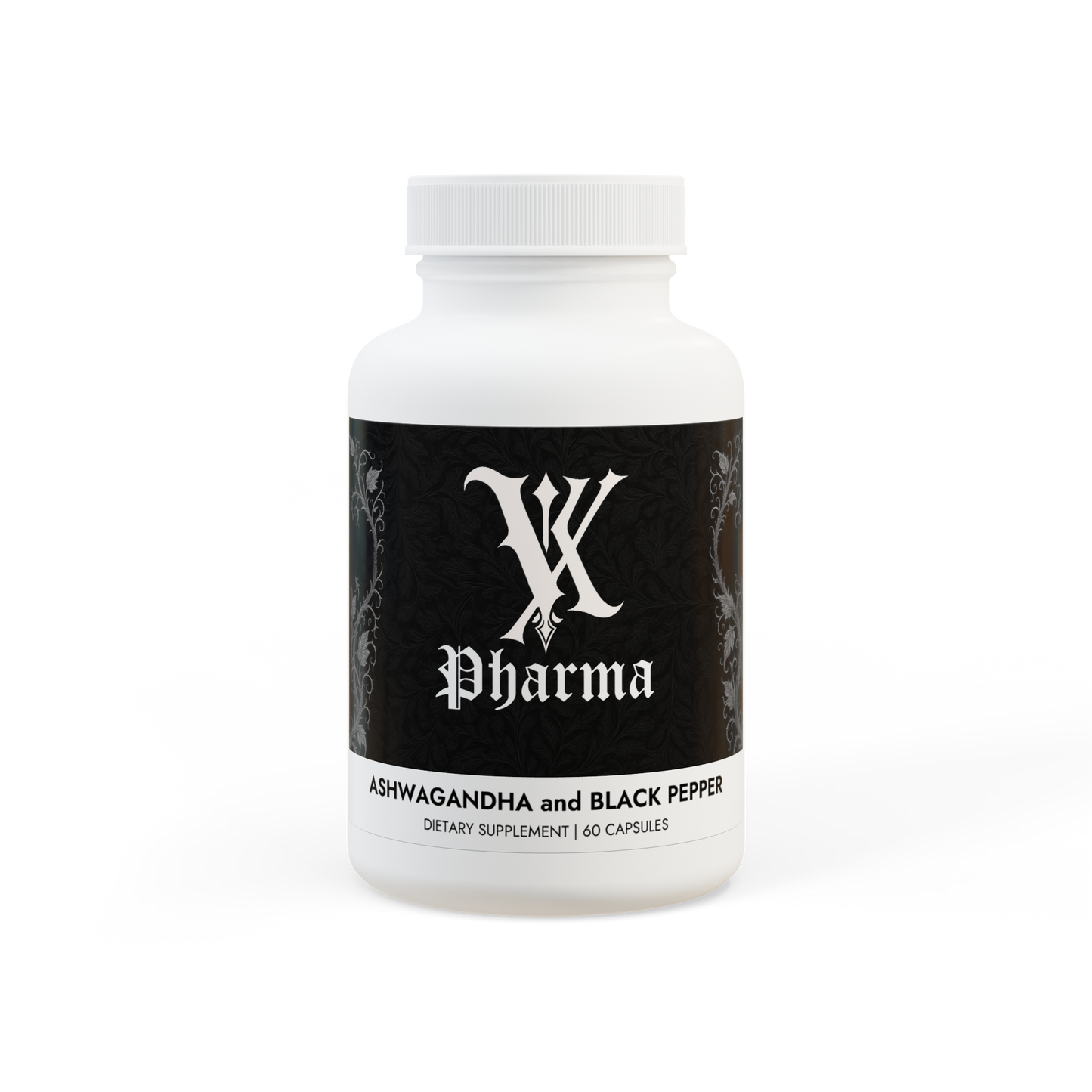 Ashwagandha and Black Pepper Supplement (60 capsules)