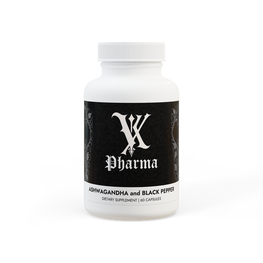 Ashwagandha and Black Pepper Supplement (60 capsules)