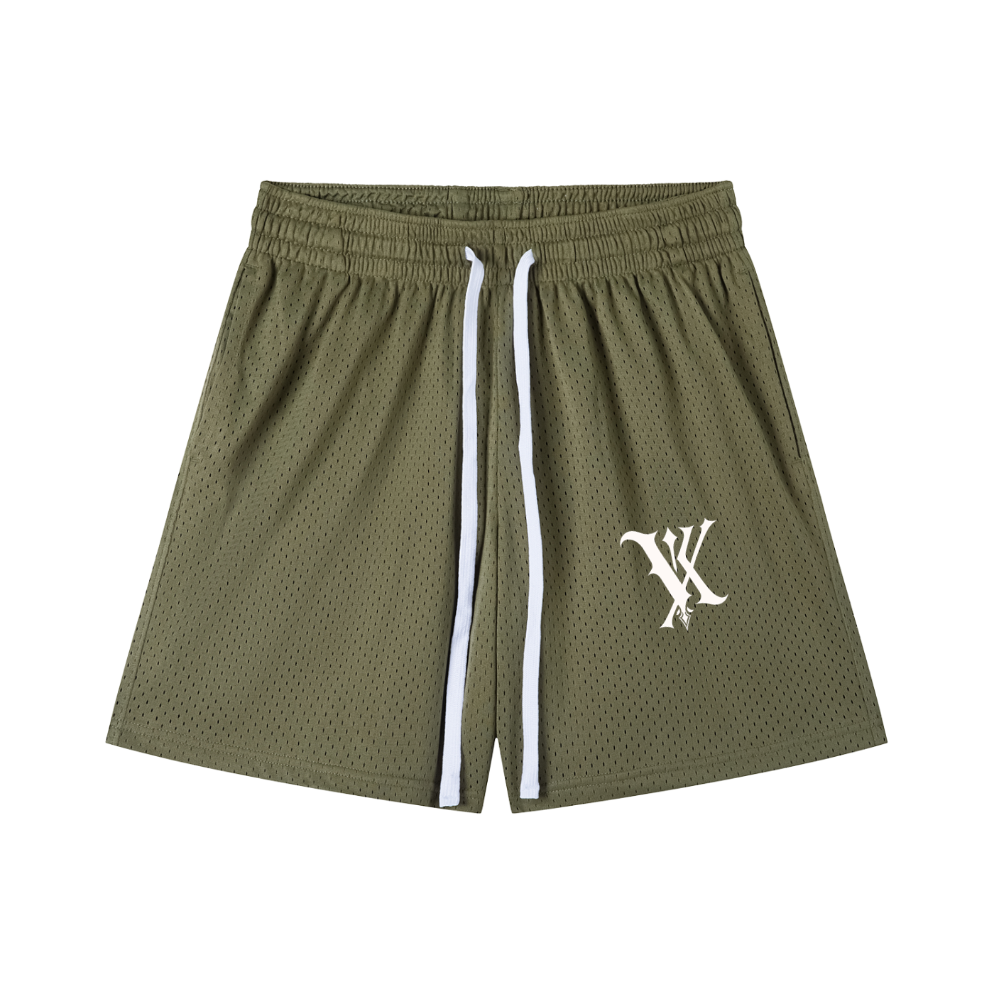 Mesh Drawstring Shorts