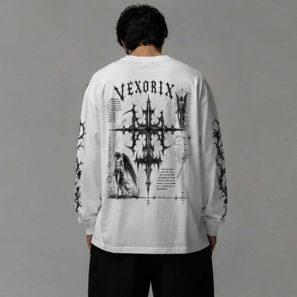 Oversized Unisex Long Sleeve T-Shirt