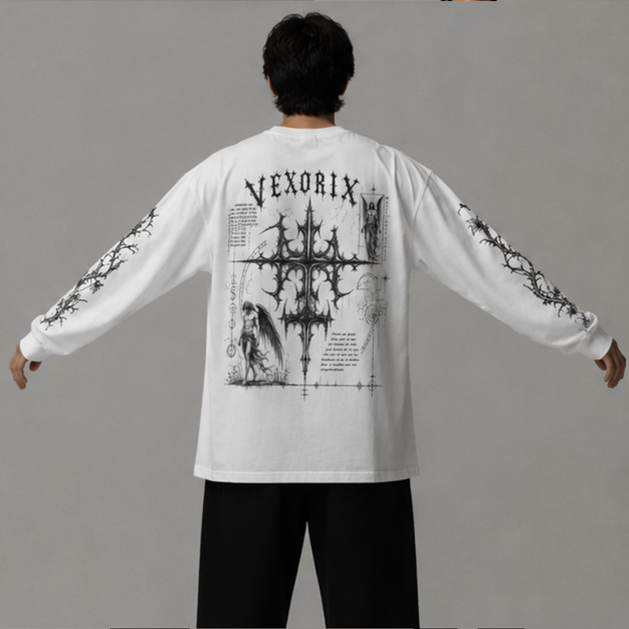 Oversized Unisex Long Sleeve T-Shirt