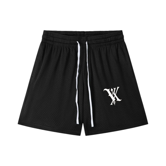 Mesh Drawstring Shorts