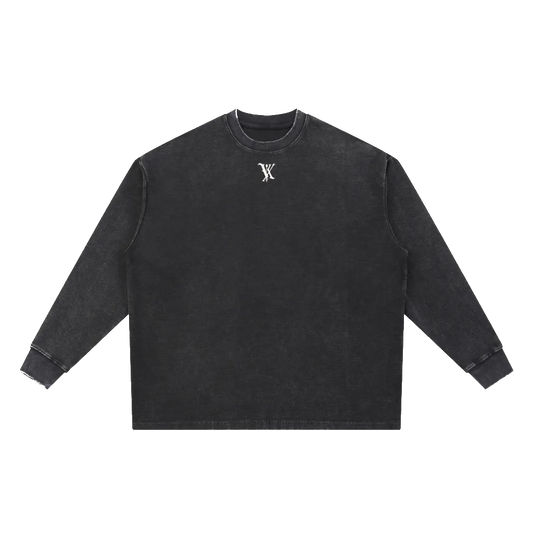 Mineral Wash Waffle Oversized T-Shirt